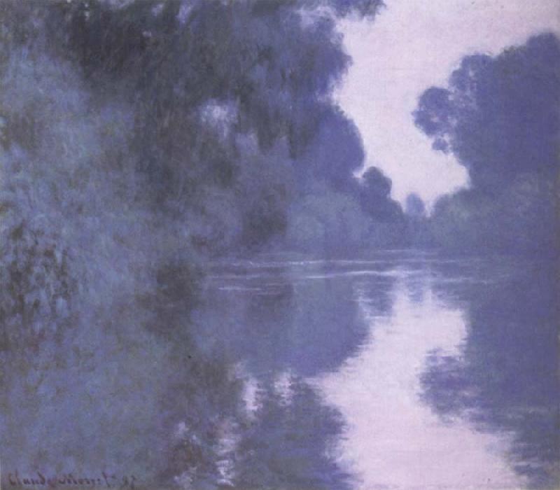 Claude Monet Morning on the Seine,near Giverny oil painting image